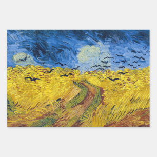 Vincent van Gogh - Korenveld met kraaien Inpakpapier Vel