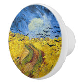 Vincent van Gogh - Korenveld met kraaien Keramische Knop (Rechts)
