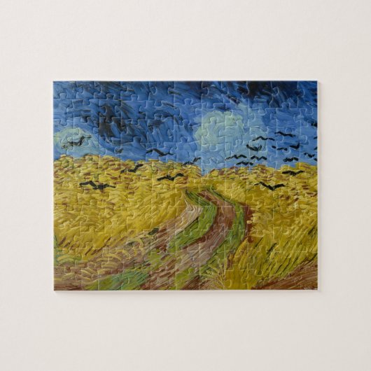 Vincent van Gogh - Korenveld met kraaien Legpuzzel (Horizontaal)