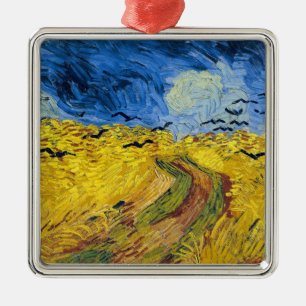Vincent van Gogh - Korenveld met kraaien Metalen Ornament