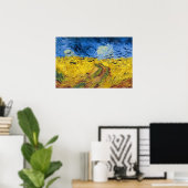 Vincent van Gogh - Korenveld met kraaien Poster (Thuiskantoor)