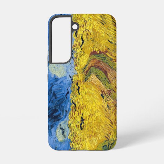 Vincent van Gogh - Korenveld met kraaien Samsung Galaxy Hoesje (Achterkant)