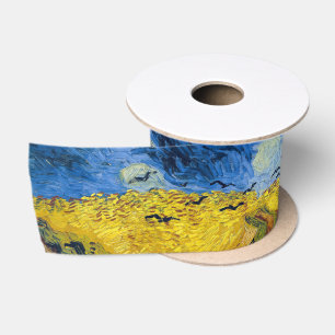 Vincent van Gogh - Korenveld met kraaien Satijnen Lint