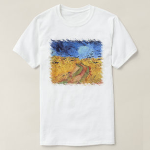 Vincent Van Gogh - Korenveld met kraaien T-shirt