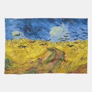 Vincent van Gogh - Korenveld met kraaien Theedoek
