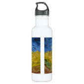 Vincent van Gogh - Korenveld met kraaien Waterfles (Achterkant)
