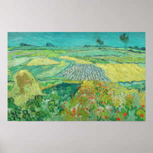 Vincent van Gogh - Korenvelden bij Auvers Poster