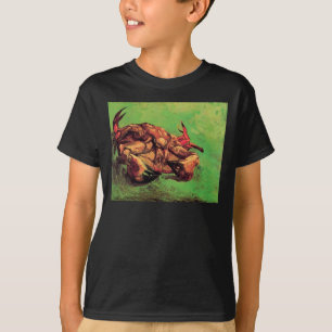 Vincent Van Gogh - Krab op zijn rug Fijne Kunst T-shirt