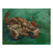 Vincent van Gogh, krab op zijn rug Foto Afdruk (Voorkant)