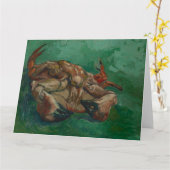 Vincent van Gogh, krab op zijn rug Kaart (Gele Bloem)