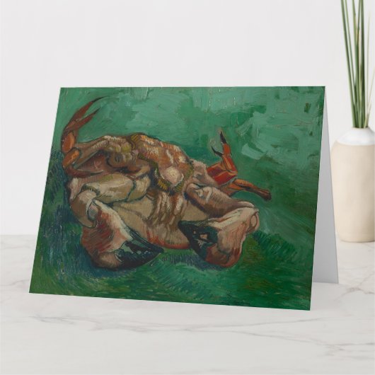 Vincent van Gogh, krab op zijn rug Kaart (Voorkant)
