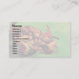 Vincent Van Gogh - Krab op zijn rug Kunstwerk Visitekaartje