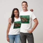 Vincent van Gogh, krab op zijn rug T-shirt (Unisex)