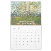 Vincent van Gogh Kunst & Citaten Kalender (Mar 2027)