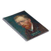 Vincent van Gogh  Kunst Gouden Monogram Schets Notitieboek (Rechterzijde)