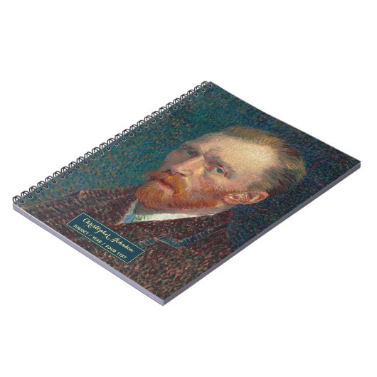 Vincent van Gogh  Kunst Gouden Monogram Schets Notitieboek (Linkerzijde)