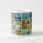 Vincent van Gogh Kunstgalerie Collage Grote Koffiekop (Voorkant)