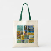 Vincent van Gogh Kunstgalerie Collage Tote Bag (Achterkant)