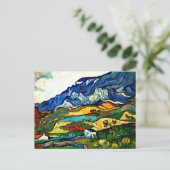 Vincent van Gogh, kunstwerk, Les Alpilles, Briefka Briefkaart (Staand voorkant)