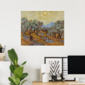 Vincent Van Gogh kunstwerk Poster (Thuiskantoor)