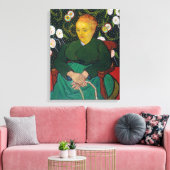 Vincent van Gogh La Berceuse Woman Canvas Afdruk (Insitu (Woonkamer))