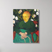 Vincent van Gogh La Berceuse Woman Canvas Afdruk (Voorkant)
