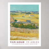 Vincent van Gogh La Crau in de buurt van Arles Art Poster (Voorkant)