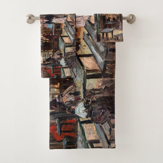 Vincent Van Gogh - La Guinguette op Montmartre Bad Handdoek (Insitu)