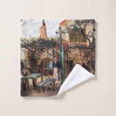 Vincent Van Gogh - La Guinguette op Montmartre Bad Handdoek (Wasdoekje)