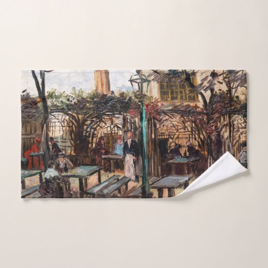 Vincent Van Gogh - La Guinguette op Montmartre Bad Handdoek (Handdoek)