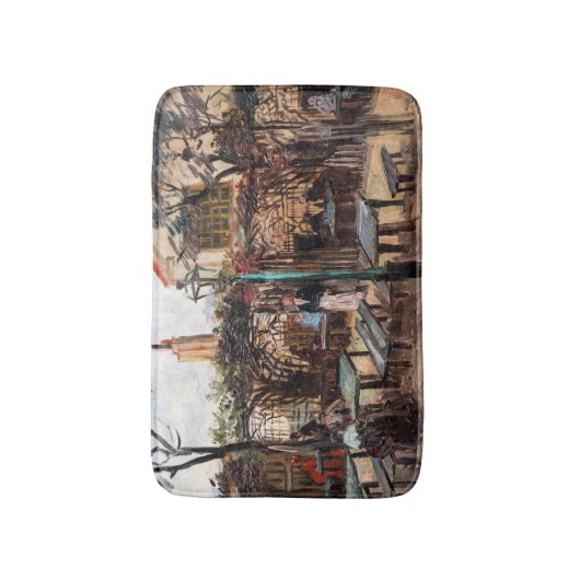 Vincent Van Gogh - La Guinguette op Montmartre Badmat (Voorkant Verticaal)