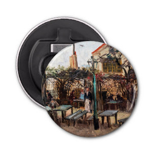 Vincent Van Gogh - La Guinguette op Montmartre Button Flesopener