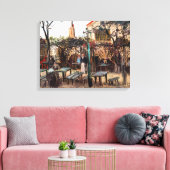 Vincent Van Gogh - La Guinguette op Montmartre Canvas Afdruk (Insitu (Woonkamer))