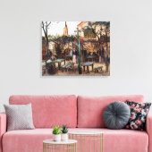 Vincent Van Gogh - La Guinguette op Montmartre Canvas Afdruk (Insitu (Woonkamer))