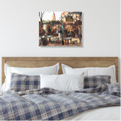 Vincent Van Gogh - La Guinguette op Montmartre Canvas Afdruk (Insitu (Slaapkamer))