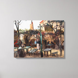 Vincent Van Gogh - La Guinguette op Montmartre Canvas Afdruk