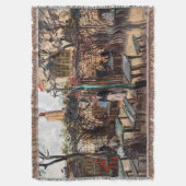 Vincent Van Gogh - La Guinguette op Montmartre Deken (Voorkant Verticaal)