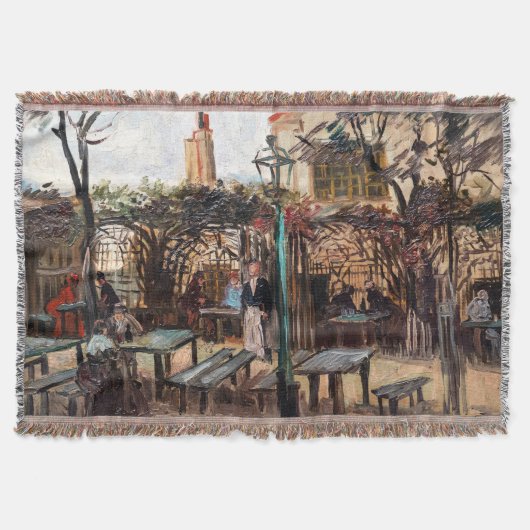 Vincent Van Gogh - La Guinguette op Montmartre Deken (Voorkant)