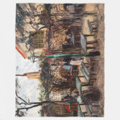 Vincent Van Gogh - La Guinguette op Montmartre Fleece Deken (Voorkant)