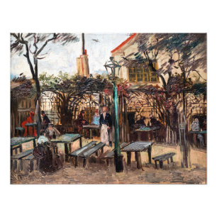 Vincent Van Gogh - La Guinguette op Montmartre Foto Afdruk