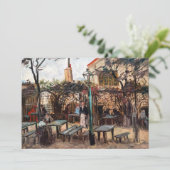 Vincent Van Gogh - La Guinguette op Montmartre Kaart (Staand voorkant)