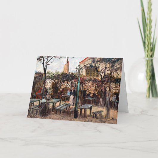 Vincent Van Gogh - La Guinguette op Montmartre Kaart (Voorkant)