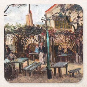 Vincent Van Gogh - La Guinguette op Montmartre Kartonnen Onderzetters