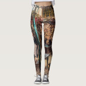 Vincent Van Gogh - La Guinguette op Montmartre Leggings (Voorkant)
