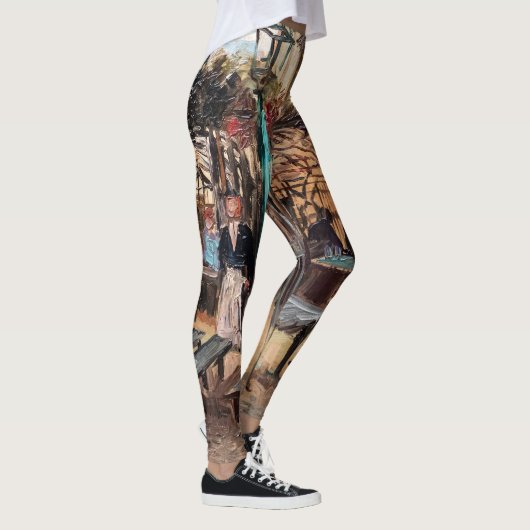 Vincent Van Gogh - La Guinguette op Montmartre Leggings (Rechts)