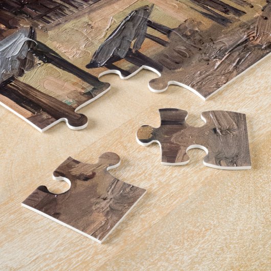 Vincent Van Gogh - La Guinguette op Montmartre Legpuzzel (Zijkant)