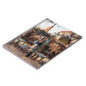Vincent Van Gogh - La Guinguette op Montmartre Notitieboek (Linkerzijde)