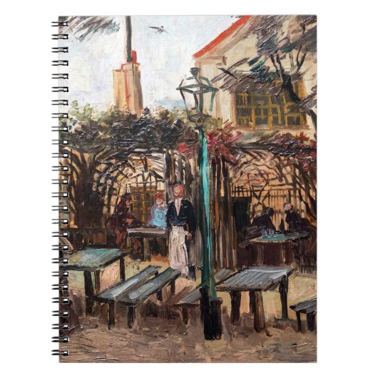Vincent Van Gogh - La Guinguette op Montmartre Notitieboek (Voorkant)