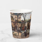 Vincent Van Gogh - La Guinguette op Montmartre Papieren Bekers (Links)