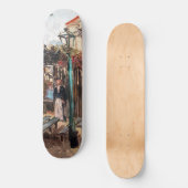 Vincent Van Gogh - La Guinguette op Montmartre Persoonlijk Skateboard (Voorkant)